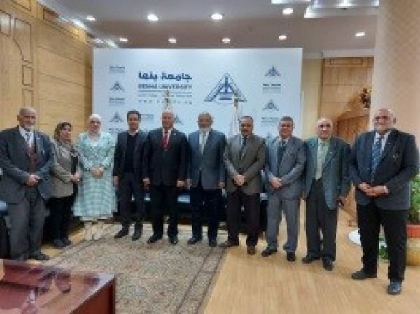 BU University hosts the former agriculture minister and the delegation of the Arab Union for sustainable development and the environment