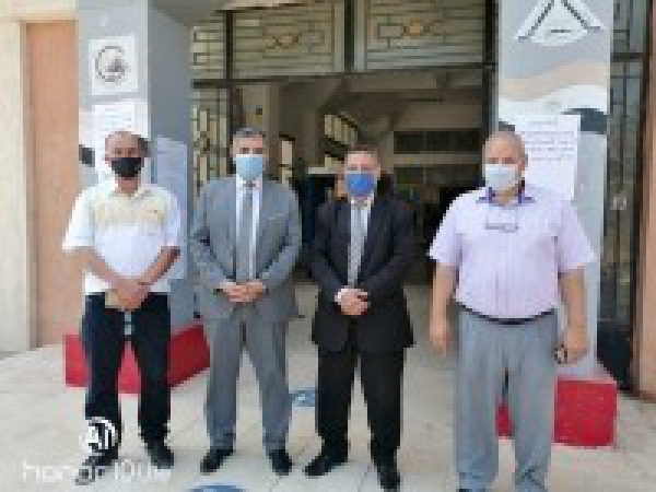 Almaghrabi inspects the Exams at Benha Faculty of Arts