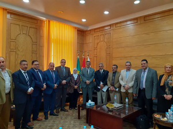 El-Magraby hosts the delegation of the national center of measurement in the higher educations projects