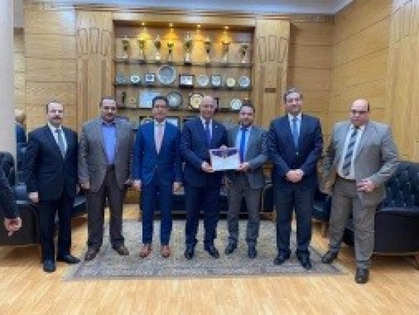 BU council honors of the team of the faculty of engineering/ Shubra official page verification