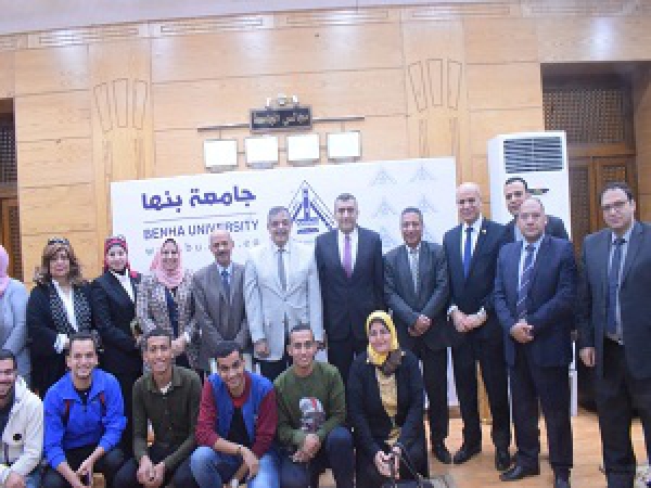 An arbitration committee visits Benha University in accordance with the best University to develop the squatter areas